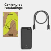 imoshion Batterie externe - 27.000 mAh - Quick Charge et Power Delivery - 30W - Noir