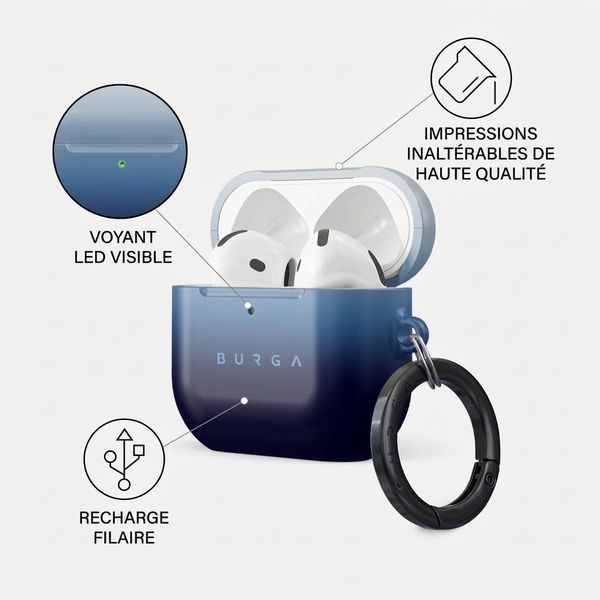 Burga Coque rigide Apple AirPods 4 - Zero Gravity