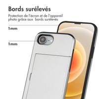 imoshion Coque arrière avec porte-cartes Apple iPhone 17e / 16e - Gris