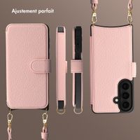 Selencia Étui Riva avec MagSafe et cordon de téléphone Samsung Galaxy S26 - Old Pink
