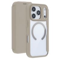 imoshion Bookcase transparente avec MagSafe Apple iPhone 18 Pro / 17 Pro - Beige