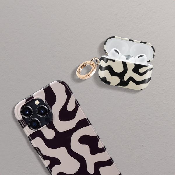 Selencia Coque Vivid  Apple AirPods Pro 2 - Art Wave Black