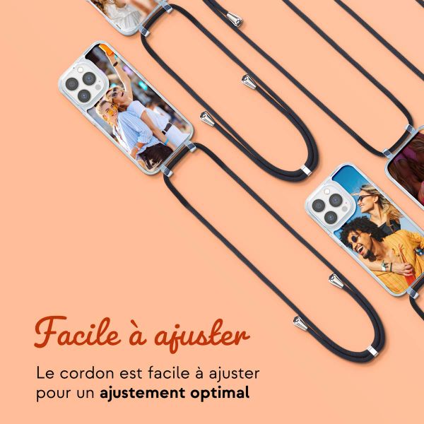 Concevez votre Coque MagSafe avec cordon amovible Apple iPhone 16 Pro - Transparent