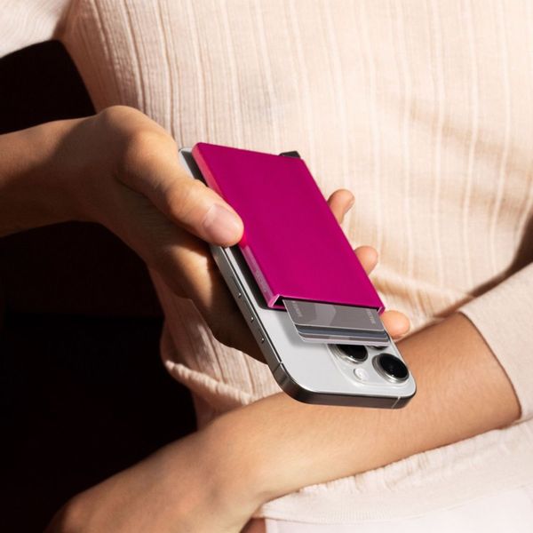 Secrid Cardprotector MagSafe - Porte-cartes - Fuchsia