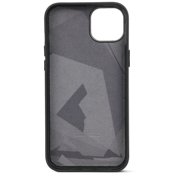 Decoded Coque en cuir MagSafe Apple iPhone 15 - Noir