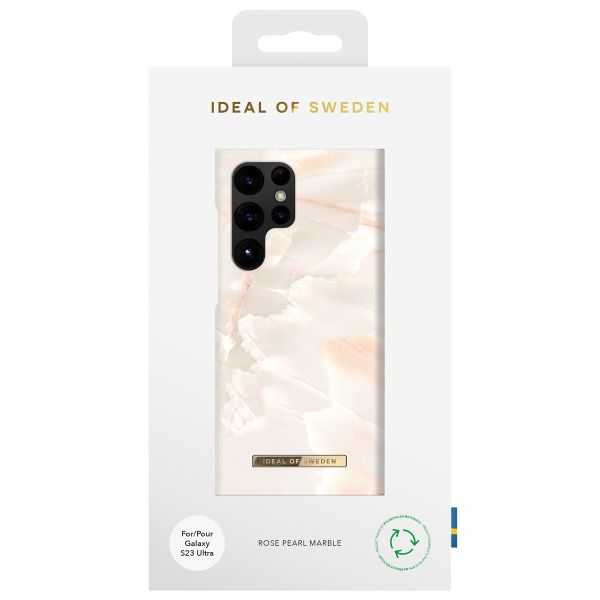 iDeal of Sweden Coque Fashion Samsung Galaxy S23 Ultra - Rose Marble