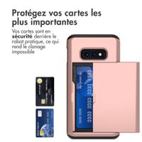 imoshion Coque arrière avec porte-cartes Samsung Galaxy S10e - Rose Doré