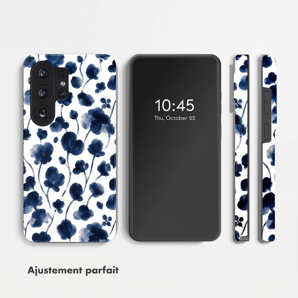 Selencia Coque arrière Vivid avec MagSafe Samsung Galaxy S26 Ultra - Midnight Blossom
