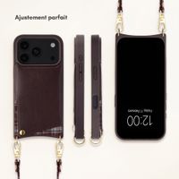 Selencia Coque de télephone Nova avec cordon et porte-cartes Apple iPhone 18 Pro Max / 17 Pro Max - Checks