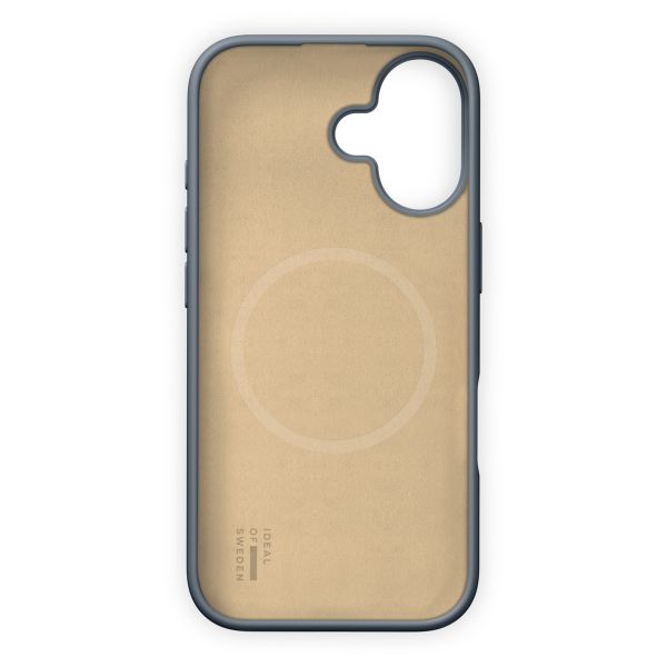 iDeal of Sweden Coque en silicone avec MagSafe Apple iPhone 17 - Midnight Blue