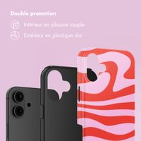 Selencia Coque arrière Vivid Apple iPhone 16 - Dream Swirl Pink