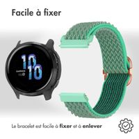 imoshion Bracelet en nylon élastique  - Connexion universelle 22 mm - Turquoise