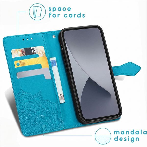 imoshion Etui de télephone Mandala Apple iPhone 13 Pro - Turquoise