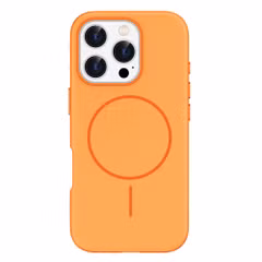 imoshion Coque arrière Color avec Thin MagSafe Ring Apple iPhone 16 Pro - Orange
