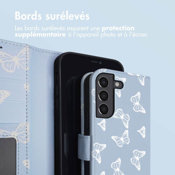 imoshion Étui de télephone portefeuille Design Samsung Galaxy S21 FE - Butterfly
