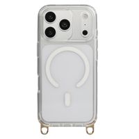 Selencia Coque arrière Rivièra MagSafe avec crochets amovibles Apple iPhone 18 Pro / 17 Pro - Transparent
