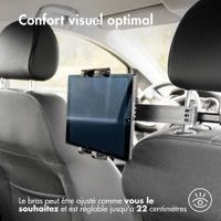 imoshion Appuie-tête Support pour tablette de voiture avec bras réglable - Noir