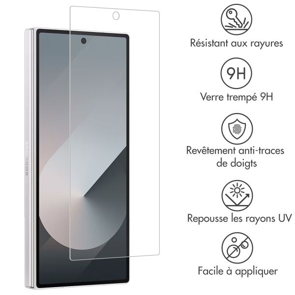 Accezz Protection d'écran en verre trempé 2-pack Samsung Galaxy Z Fold 7