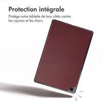 imoshion Coque tablette Trifold Samsung Galaxy Tab A11 Plus - Bordeaux