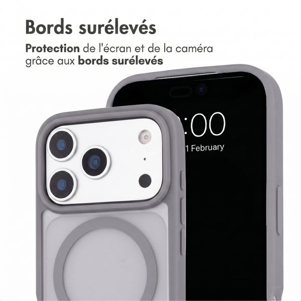 imoshion Coque Color Guard avec MagSafe Apple iPhone 18 Pro Max / 17 Pro Max - Gris
