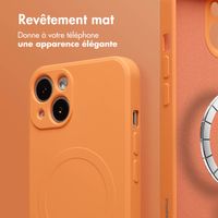 imoshion Coque Couleur avec MagSafe Apple iPhone 15 - Orange