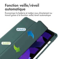 imoshion Coque tablette rigide Trifold Apple iPad Air 11 pouces (2026) M4 / (2025) M3 / (2024) M2 / Air 5 (2022) / Air 4 (2020) - Vert