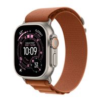 Apple Bracelet Alpine Loop Apple Watch | 44/45/46/49 mm - Taille L - Terracotta / Black Titanium
