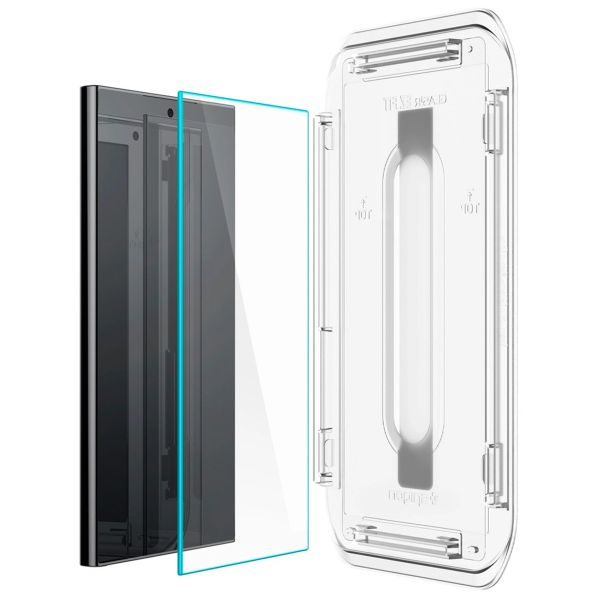 Spigen Protection d'écran en verre trempé GLAStR Fit 2 Paquets + Applicator Samsung Galaxy S24 Ultra