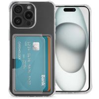 imoshion Coque silicone avec porte-cartes Apple iPhone 15 - Transparent
