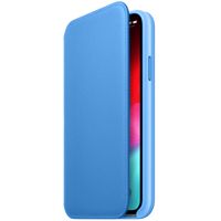 Apple Étui de télephone portefeuille Leather Folio Apple iPhone X / Xs - Cornflower