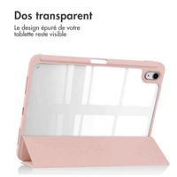 imoshion Coque tablette rigide Trifold Apple iPad 11 (2025) 11 pouces A16 / iPad 10 (2022) 10.9 pouces - Rose
