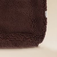 Selencia Sac Fourre-tout Zaya - Teddy Sac Ordinateur 16 pouces - Choco Brown