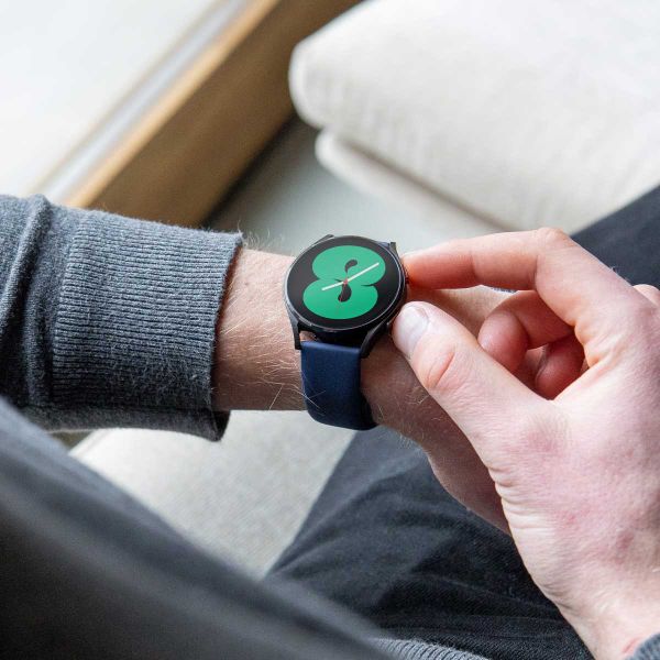 imoshion Bracelet sport en silicone  - Connexion universelle 22 mm - Bleu foncé