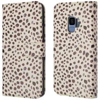imoshion Étui de télephone portefeuille Design Samsung Galaxy S9 - Black And White Dots