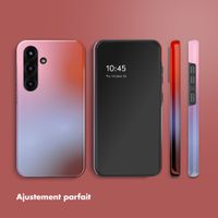 Selencia Coque arrière Vivid avec MagSafe Samsung Galaxy S25 - Gradient Soft Blush
