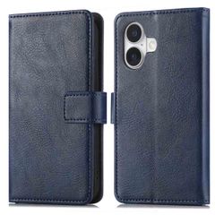 imoshion Étui de télephone portefeuille de luxe Apple iPhone 17 - Bleu foncé