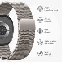 imoshion Bracelet magnétique milanais Samsung Galaxy Watch 8 (40/44mm) / Classic (46mm) - Lumière stellaire