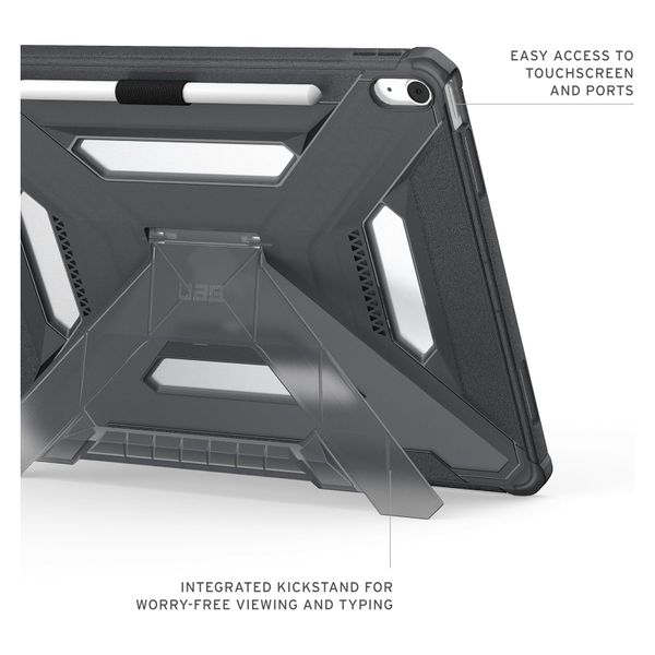UAG Coque arrière Scout Plus avec support Scout Apple iPad Air 13 pouces (2026) M4 / (2025) M3 / (2024) M2 - Ash