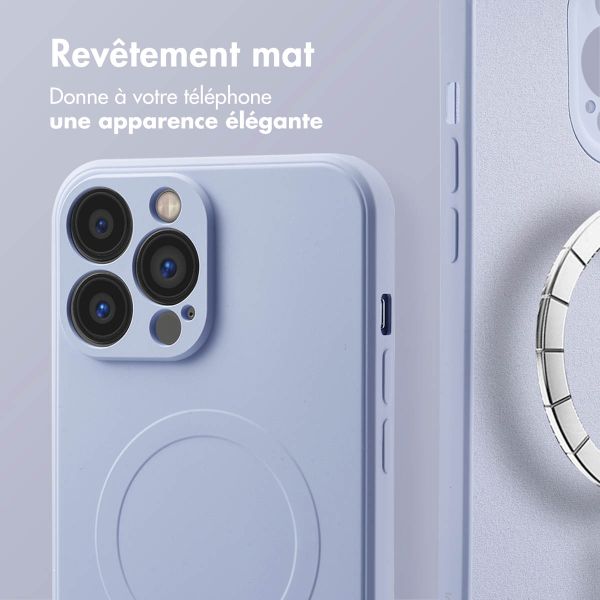 imoshion Coque Couleur avec MagSafe Apple iPhone 13 Pro Max - Lila
