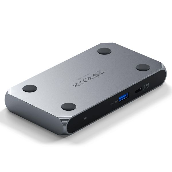Satechi Thunderbolt 4 Slim Hub Pro - Hub de bureau Mac, iPhone, iPad et Windows - Space Grey