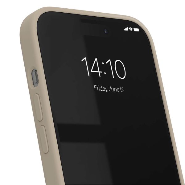 iDeal of Sweden Coque Silicone Apple iPhone 14 Pro - Beige