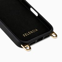 Selencia Coque arrière Rivièra avec MagSafe avec crochets amovibles Apple iPhone 17 Pro Max - Velvet Black