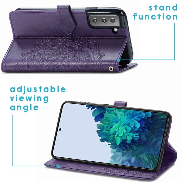 imoshion Etui de télephone Mandala Samsung Galaxy S21 - Violet