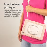 imoshion Coque tablette kidsproof Rugged Apple iPad 11 (2025) 11 pouces A16 / iPad 10 (2022) 10.9 pouces - Rose clair