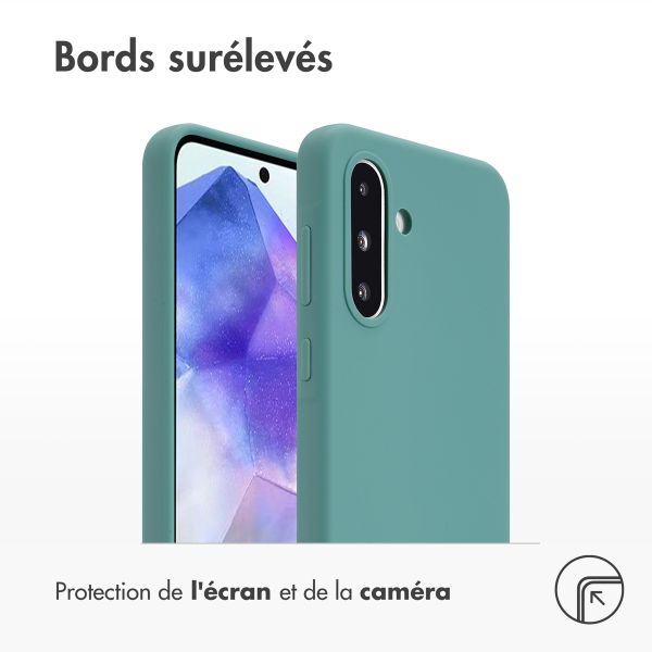 Accezz Coque Liquid Silicone Samsung Galaxy A36 / A56 - Vert