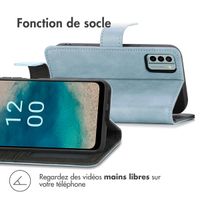 imoshion Étui de télephone portefeuille de luxe Oppo A78 (4G) - Bleu foncé