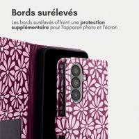 imoshion Étui de télephone portefeuille Design Samsung Galaxy A37 (5G) - Bloom Love Blush