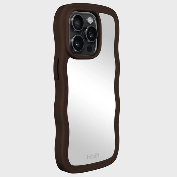 Holdit Coque Wavy Apple iPhone 14 Pro Max - Chocolate Mirror
