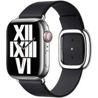 Apple Bracelet Leather Band Modern Buckle Apple Watch | 38/40/41/42 mm - Taille S - Midnight