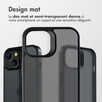 Accezz Coque Givrée Robuste Apple iPhone 15 Plus - Noir